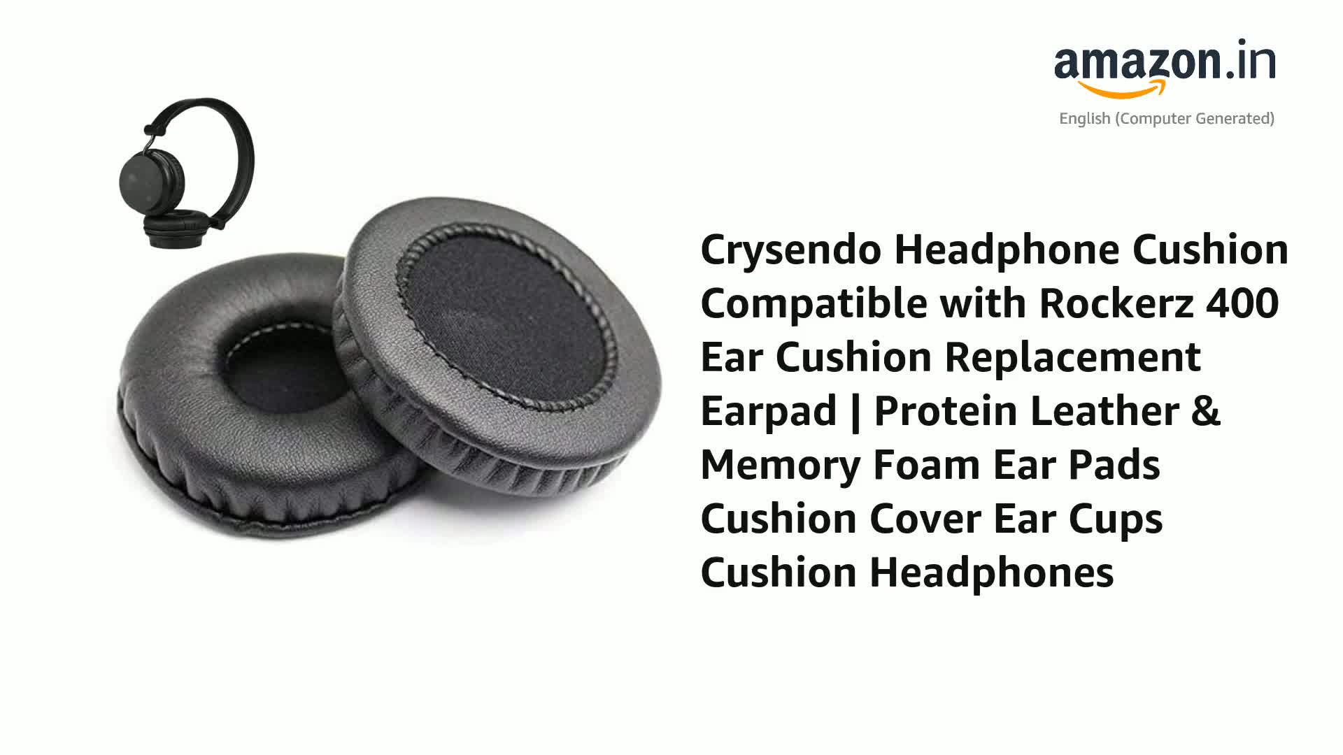 Crysendo Headphone Cushion Compatible 