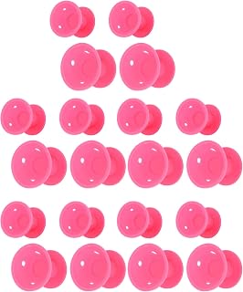 Rolos de cabelo, rolos de cabelo inofensivos silicone sem calor fácil de limpar cogumelo portátil em forma de casa para mulheres