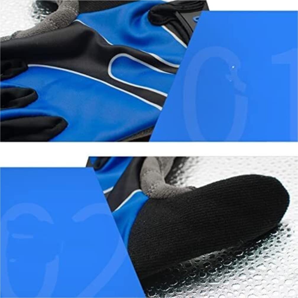 Guantes De Bicicleta De Montaña Guantes De Bicicleta Guantes De Ciclismo De Dedo Largo Deportes Al Aire Libre Guantes De Pantalla Táctil Elásticos Hombres