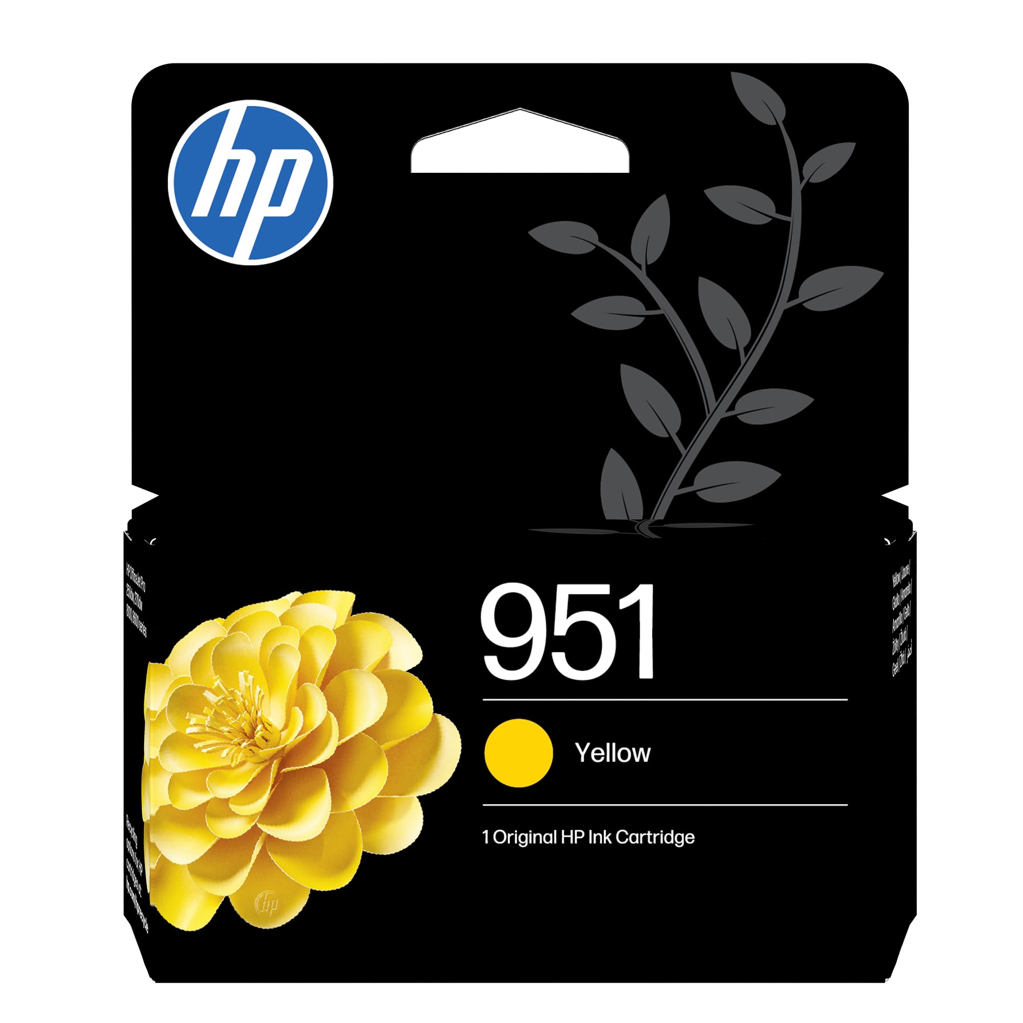 HP 951 Yellow Original Ink Cartridge (CN052AE) - Works OfficeJet Pro 251, 276, 8100, 8600, 8610, 8616, 8620, 8640, 276dw