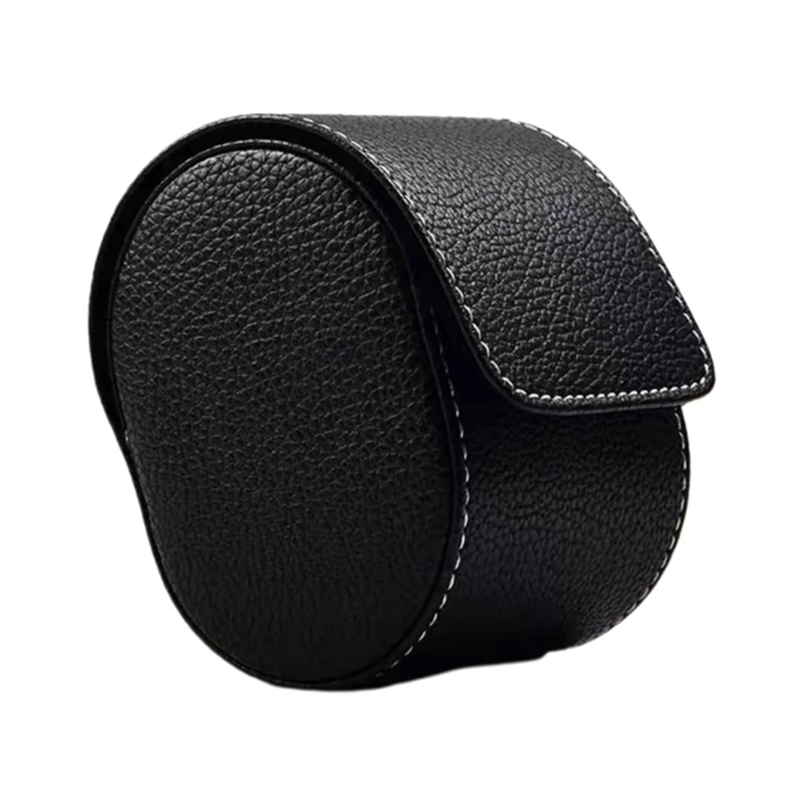 ZHSOAO 2pcs 1 Slot Travel Watch Case Waterproof Wristwatch Roll PU Leather For Jewelry Display Commercial Gift for Men & Women