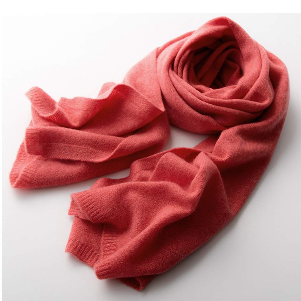 Bufanda de Cachemira para otoño/Invierno. Nueva Bufanda de Cachemira cálida de Color Liso para Hombre y Mujer, Larga y cálida (FA)