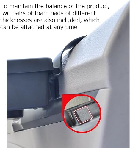 Miniatura 6 de GDQ Organizador de ventana de coche (paquete de 2)  Soporte de taza multifunción con clip y soporte para teléfono  Sin taladro, ajuste universal