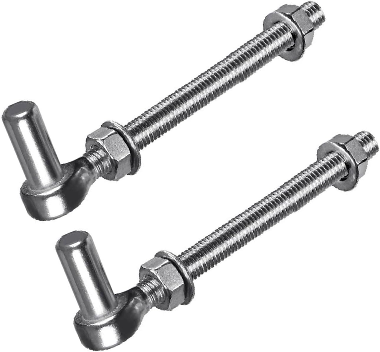 Pair J Bolts Gate Hinges Steel J Bolts Post Hinges Corrosions Resistant Hinges Upgrades for Metal & Heavy door
