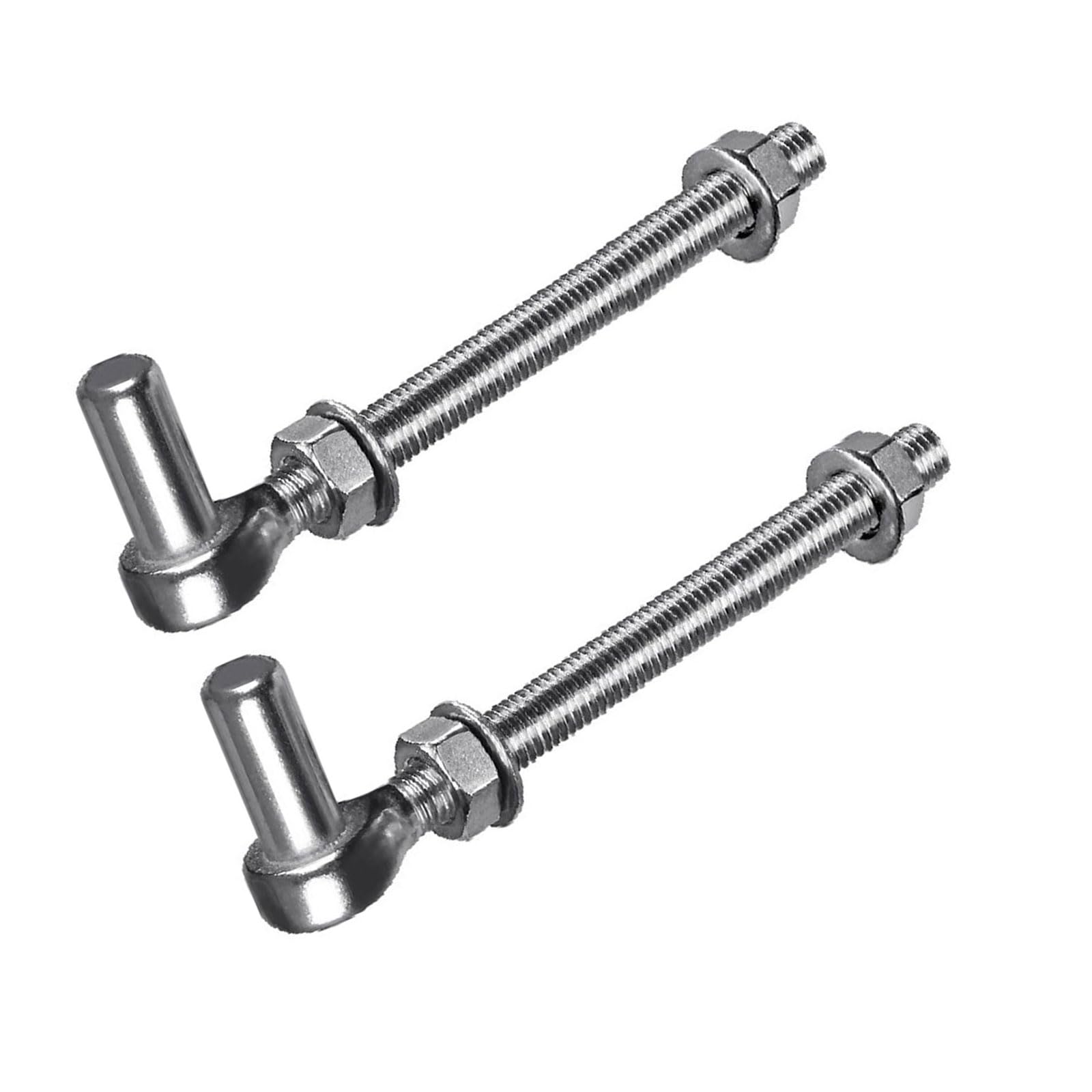 Boulon J et charnières de portail en acier pour fixations robustes