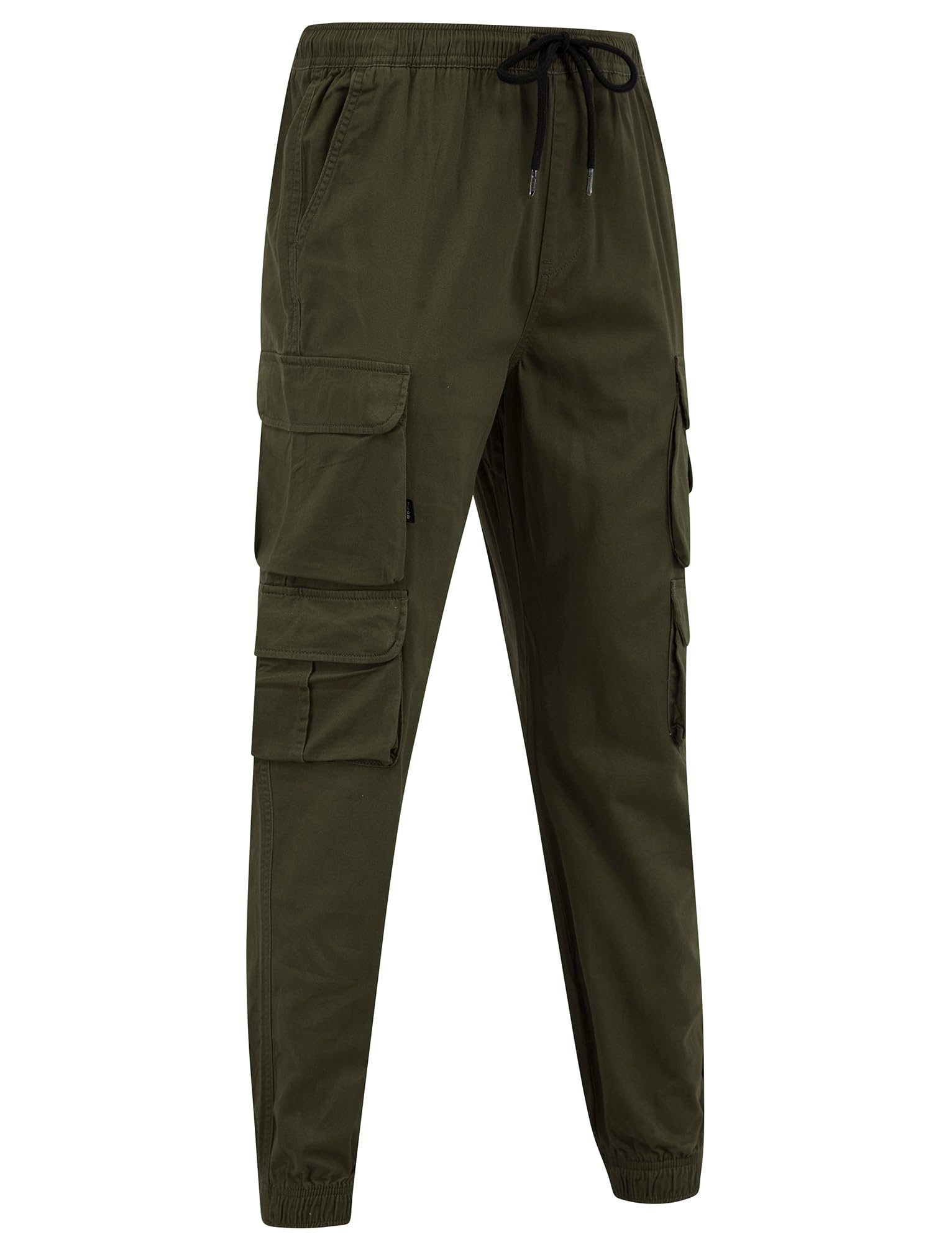 Tokyo Laundry Men's Cathay Cotton Twill Cuffed Multi-Pocket Cargo Jogger Pants