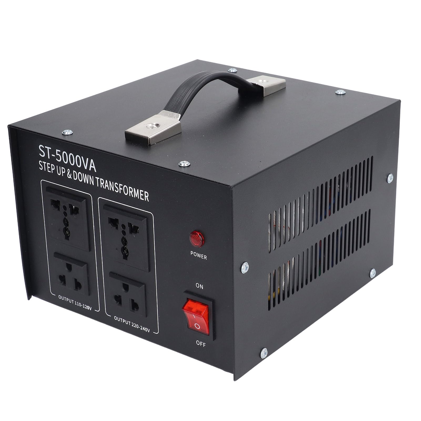 Generic Transformateur de Tension Puissant Convertisseur Step Up 5000W Réglable pour l'alimentation électrique dans les Laboratoires et les Industries Scientifiques (Prise UE)