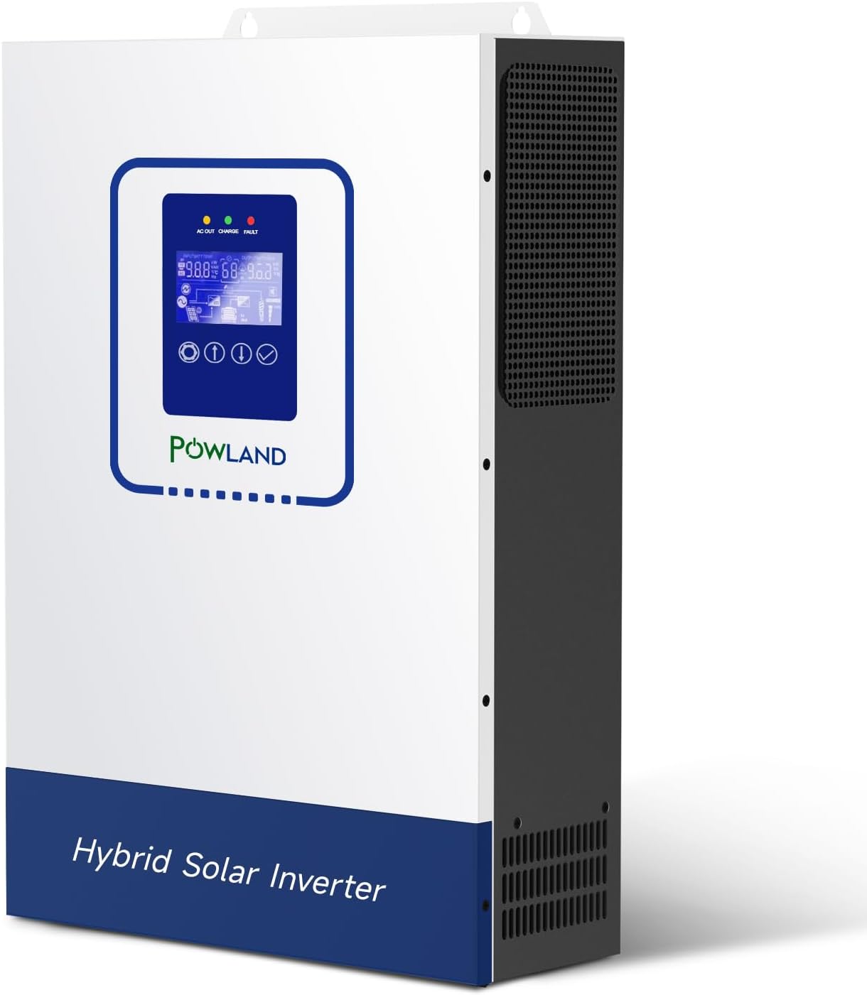 POWLAND 3600W Solar Inverter, Pure sine Wave Inverter, 48V to 110V/120V, Built-in 80A MPPT Controller, Suitable for Homes, RVs, and can be Used with Lithium Lead-Acid Gel Battery Off-Grid Systems