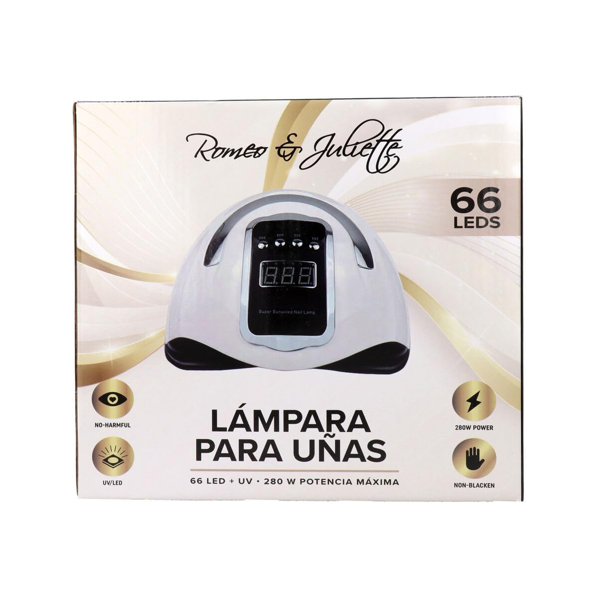 Albi Pro Lámpara para Uñas LED UV 280 W Blanco