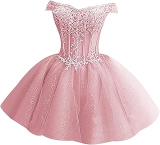 Prom Dress Lace Short 2025 - DAMA Dresses for Quinceanera for Teen Homecoming Dresses Tulle - Buy now