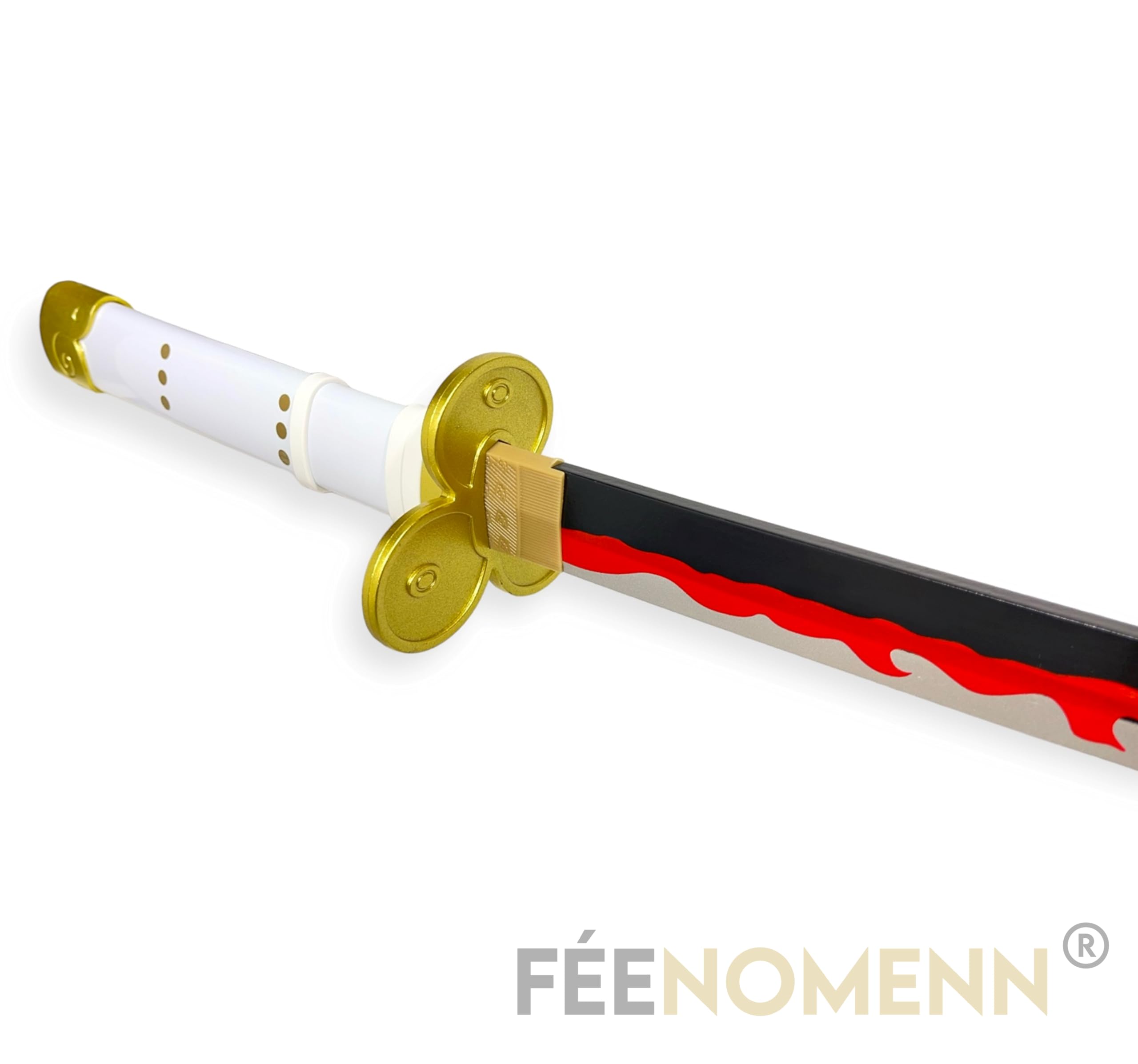Katana Decorativa Giapponese - Spada di Zoro (Ame No Habakiri) - Supporto Premium Incluso