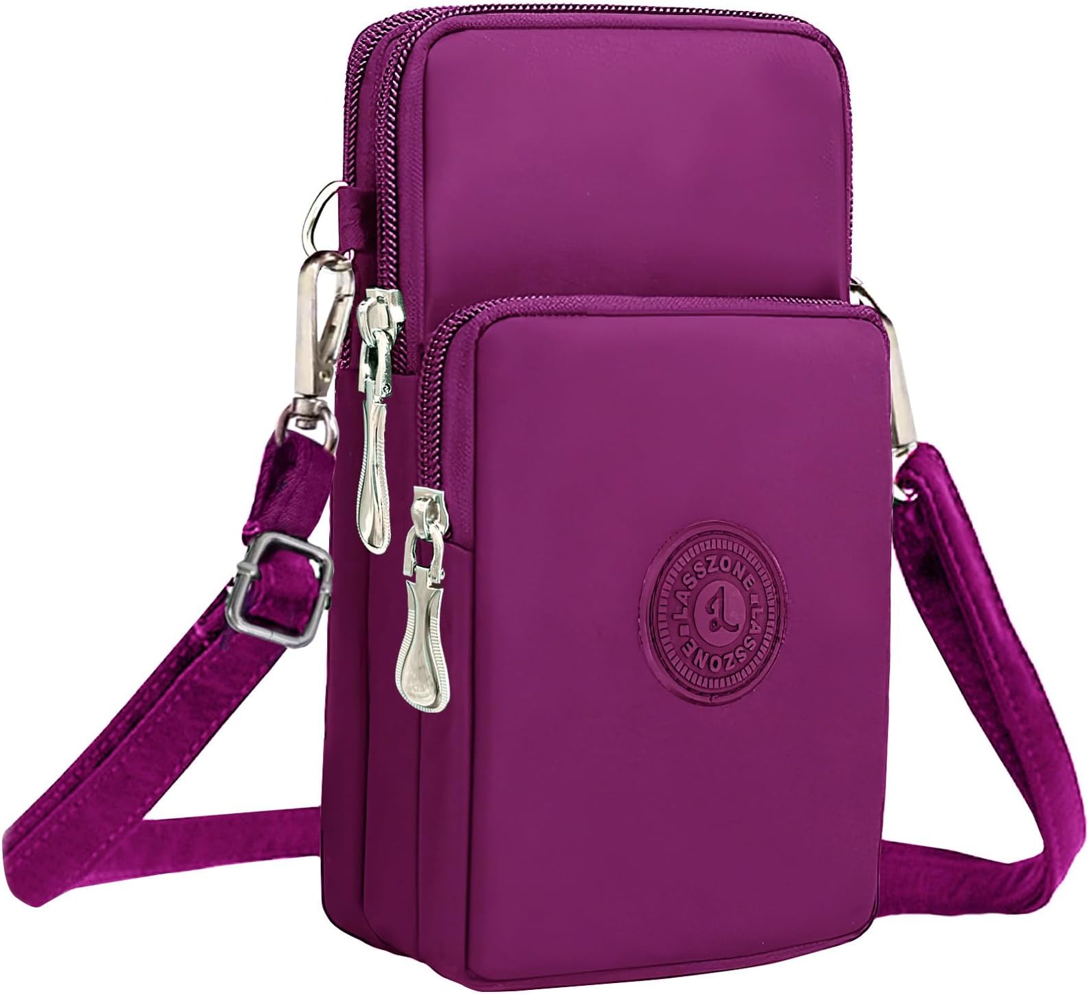 Women Crossbody Phone Bag Nylon Cross Body Bags Phone Purse Wallet Wristlet Small Shoulder Handbags with Adjustable Strap