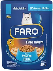 Ração Umida Faro Sache Gato Adulto Sabor Peixe 85g