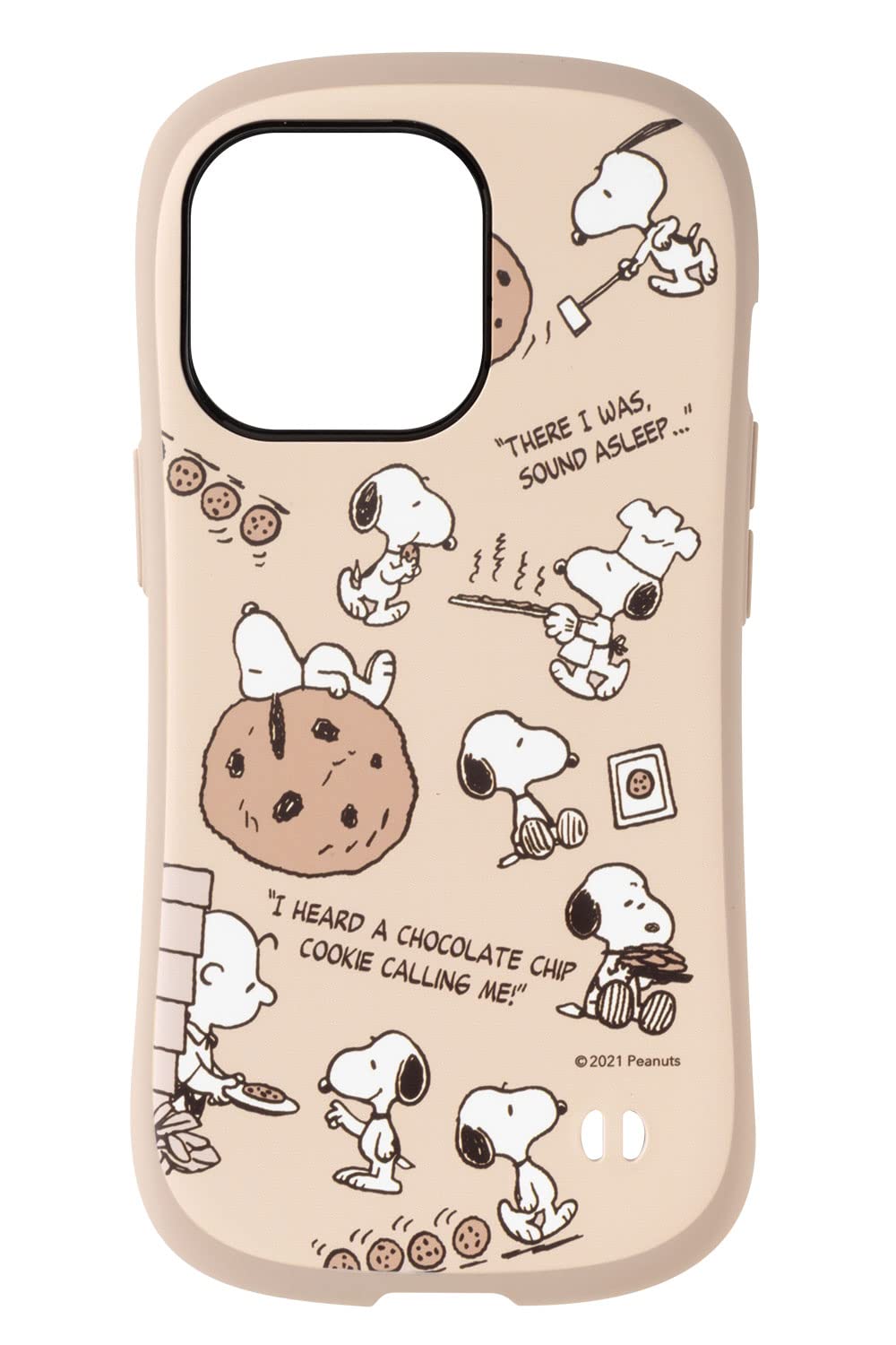 SNOOPY - IFaceスヌーピー✦コーヒー ✦iphone12mini カフェカラーが素敵♪ スヌーピーやミッキーを描いたiPhone 12
