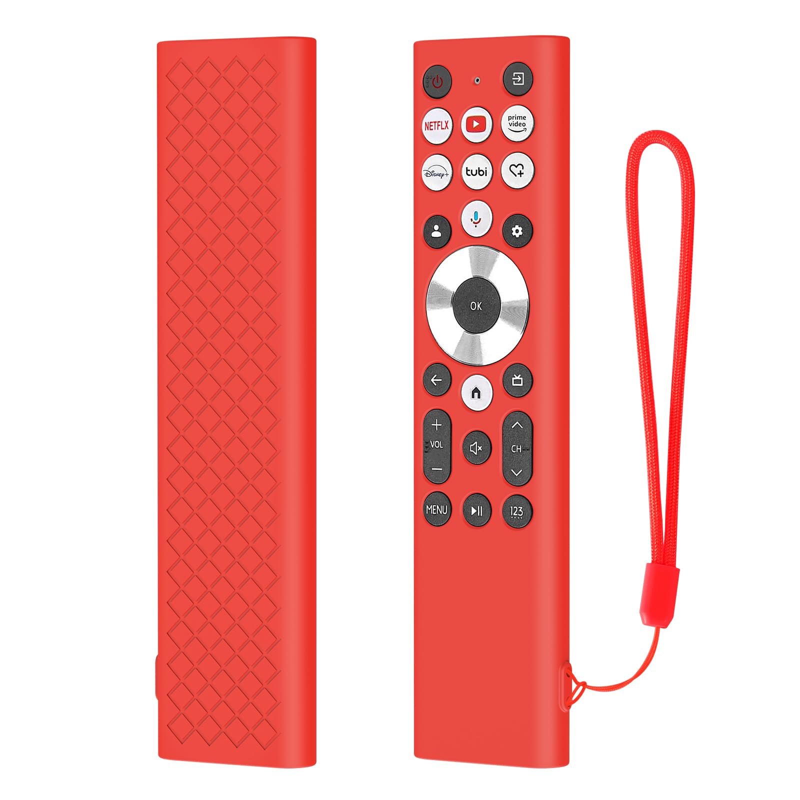 RAYA Silicone Cover Compatible with 2026 Hisense TV Remote E7Q Pro / E7S Pro / U6N Pro Model TV Remote Protection Case (Black) — Amazon image 8
