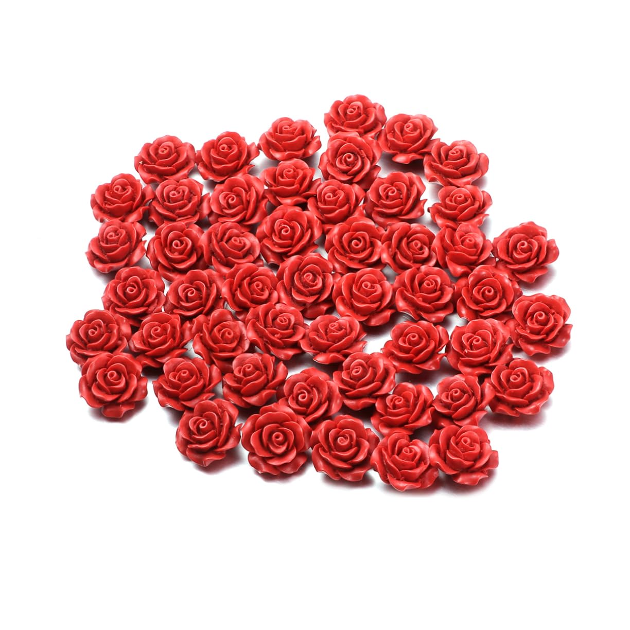 Lurrose 150pièces Perles De Rose Décoratives Fleurs Artisanales pour Bijoux Et Artisanat Accessoires Manuels pour Décoration De Maison Et Boutique