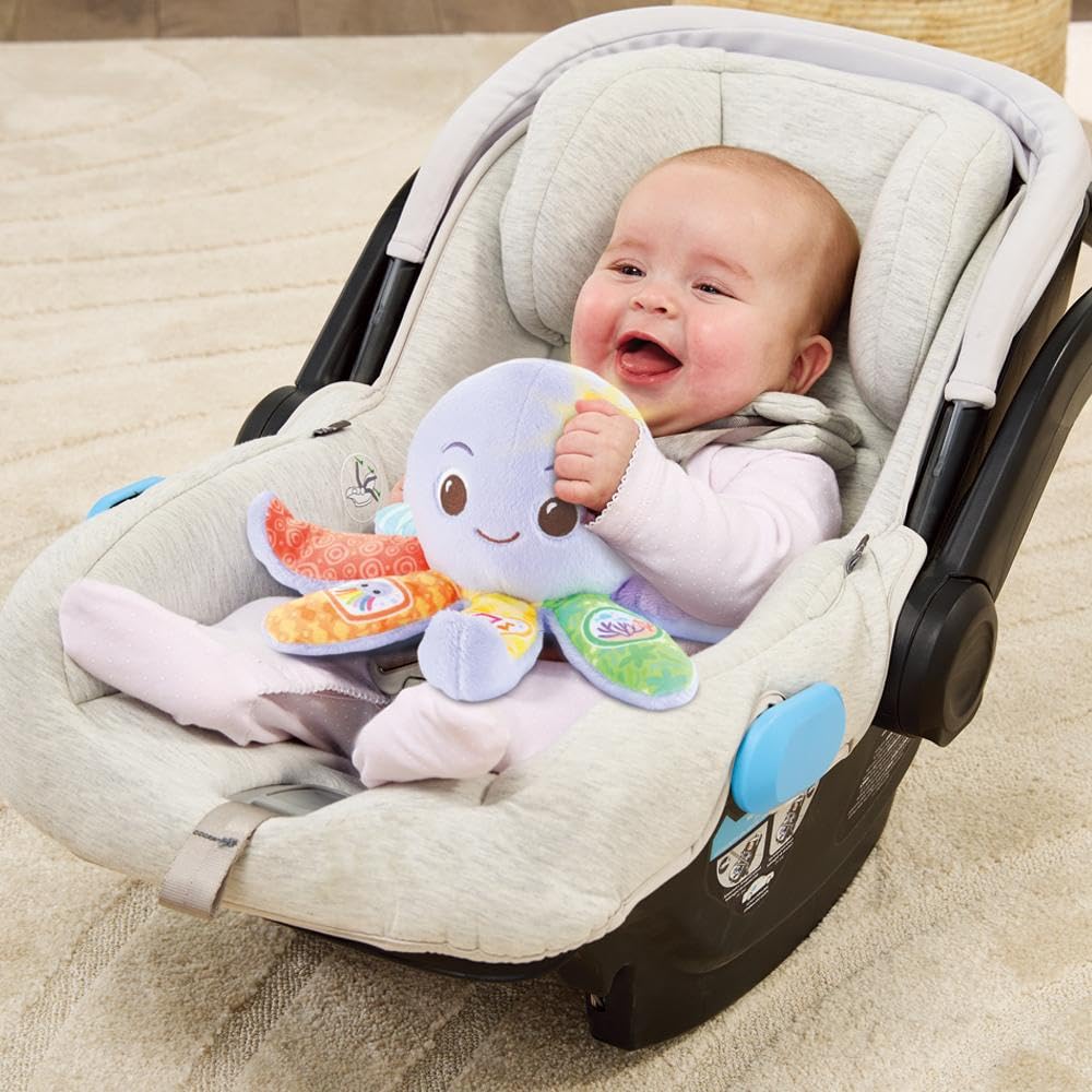 VTech Marina Polipetta Canterina, Animale Peluche Interattivo con 18 Canzoni, Melodie, Modalità Musica e Natura, 3 Pulsanti Interattivi, Lingua Italiana, Batterie Incluse, 3-36 Mesi
