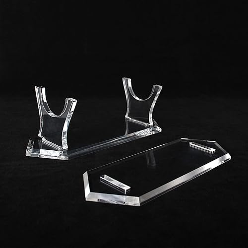 Miniatura 10 de WANLIAN Soporte de sable de luz para cuchillos, soporte de acrílico para sable de luz de escritorio, soporte de espada, soporte decorativo para