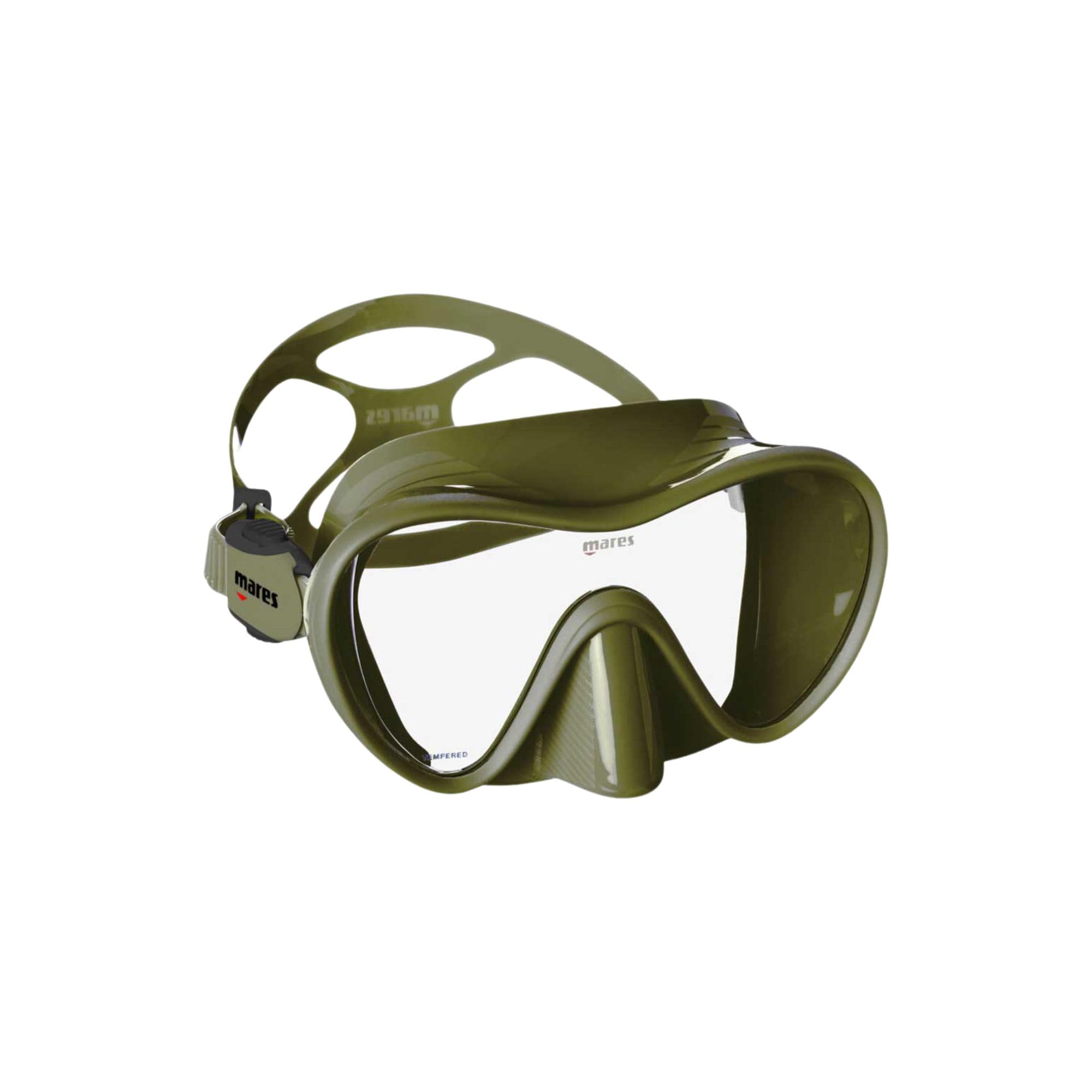 Mares Máscara de buceo unisex tropical para adultos, ideal para snorkel y buceo, máscara sub sin marco con amplio campo de visión de silicona disponible en diferentes colores