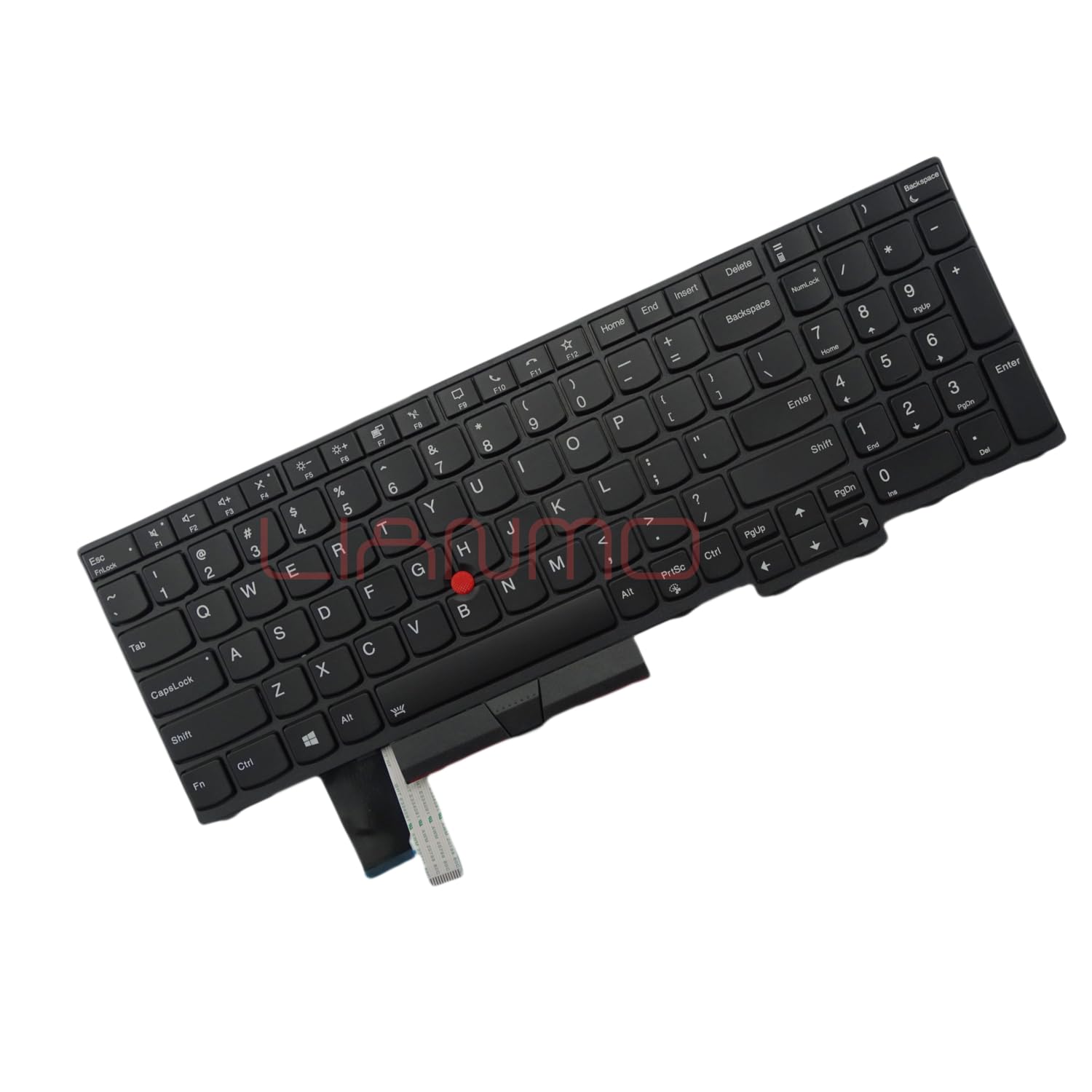 Wymienna klawiatura z podświetleniem kompatybilna z Lenovo ThinkPad L15 Gen1 Gen2 (US)