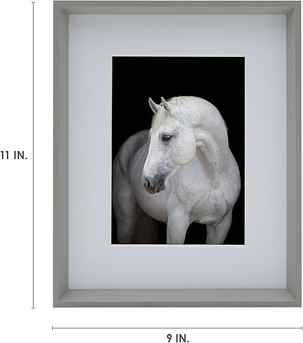 Miniatura 10 de Studio Nova Portarretratos muestra fotos de 5 x 7 pulgadas, 8 x 10 pulgadas, sin paspartú, 8 x 10 pulgadas, mate de 5 x 7 pulgadas, gris