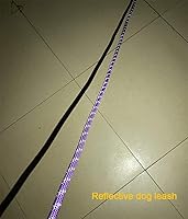 Vista 7 de Codepets Correa de cuerda larga para entrenamiento de perros de 12, 20, 30, 50 pies, hilos reflectantes, correas para perros y gatos, cordón