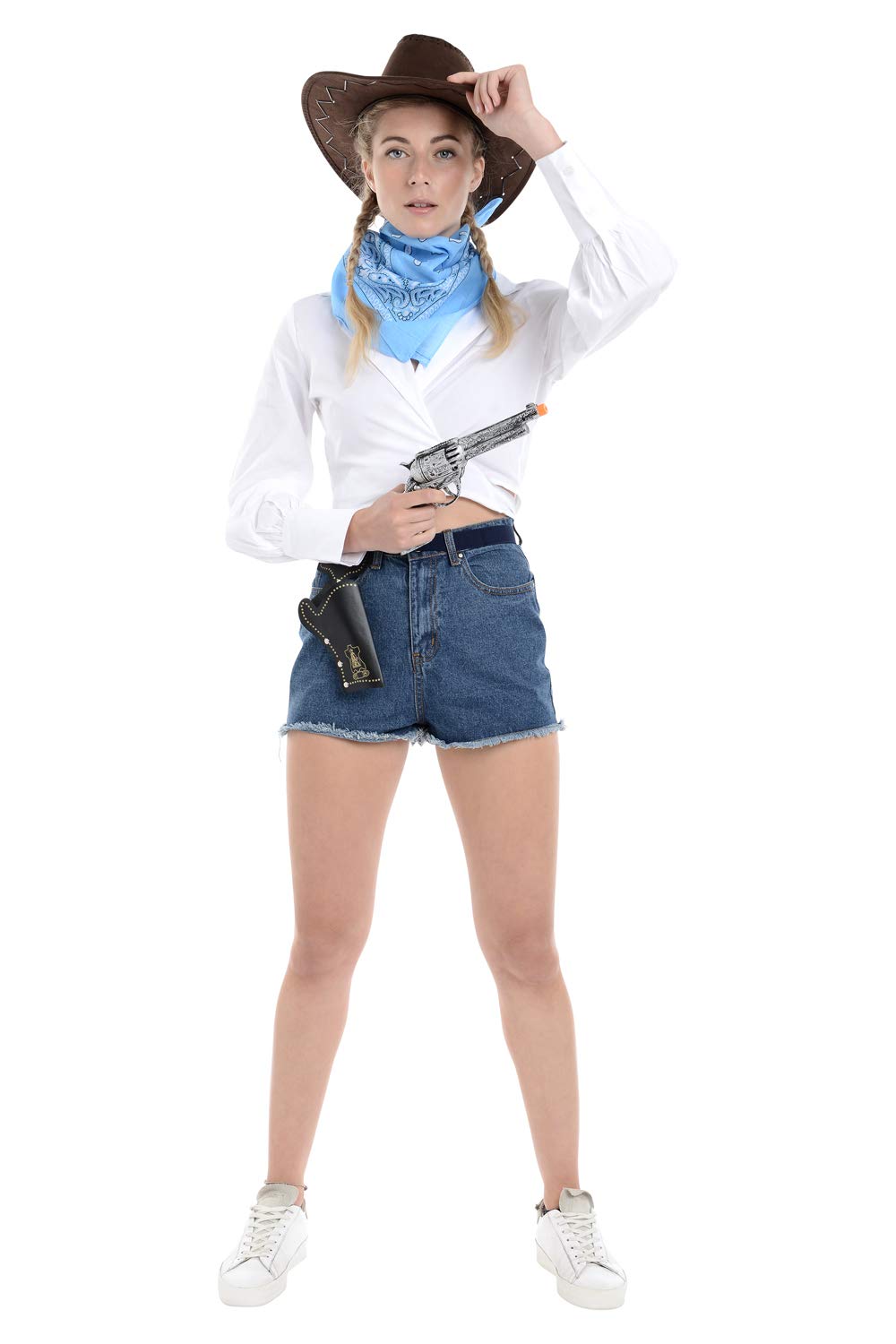 Zac's Alter Ego Fancy Dress Unisex 4 Piece Cowboy Set โ image 1