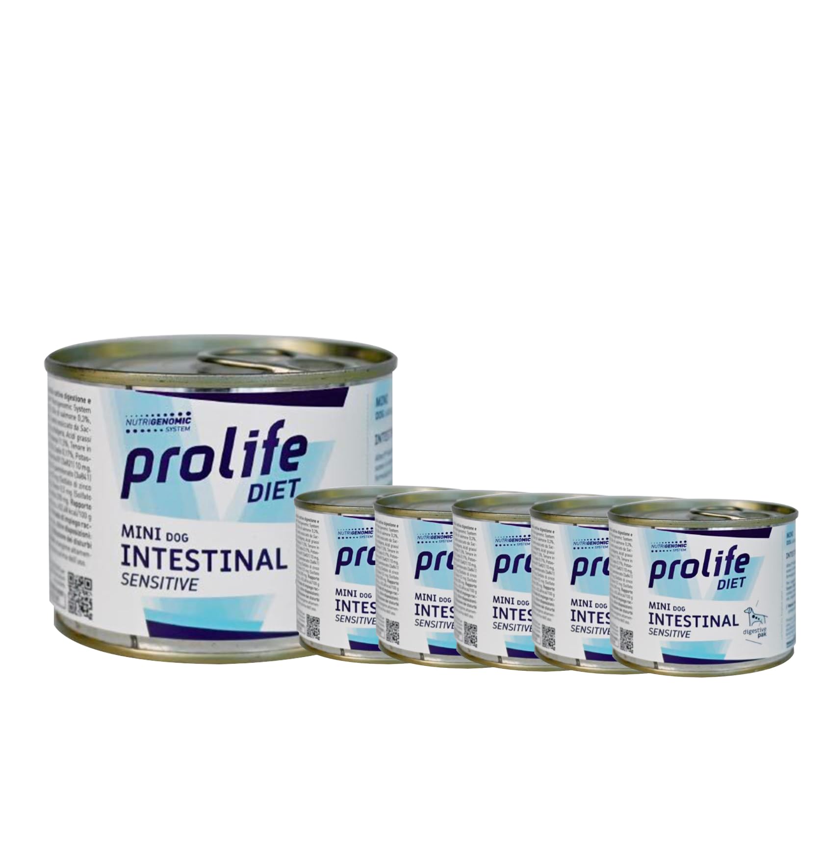 Prolife Cibo Umido Per Cani Intestinal - 6 Scatolette Da 400g - Supporto Digestione E Flora Intestinale - Foto 12