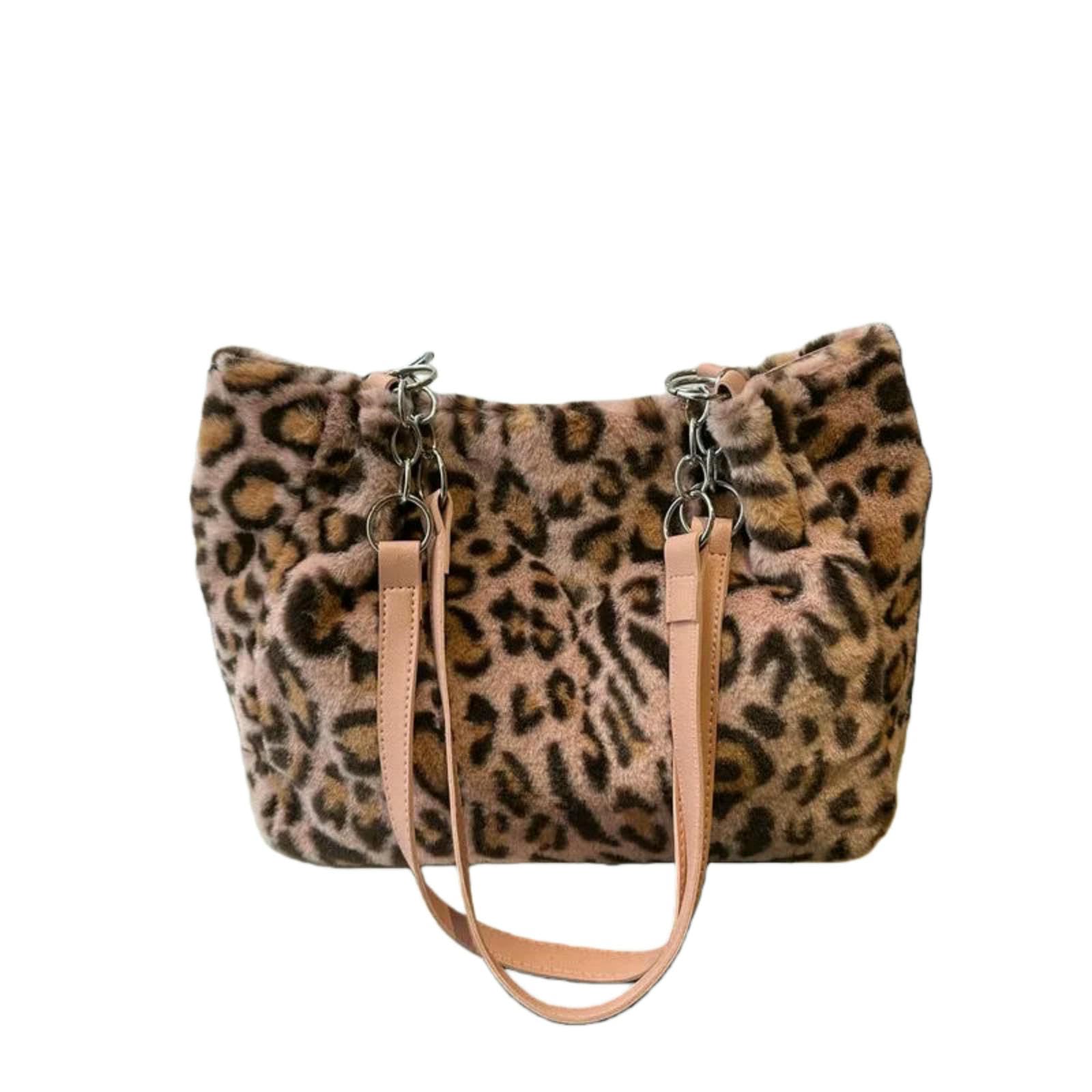 Veslyn Women's Pink Tote Bag ；Makeup Fashion Warm Fluffy Shoulder – ’S 2026 Handbag, Spacious Carryall For Work, Trips & Daily Life