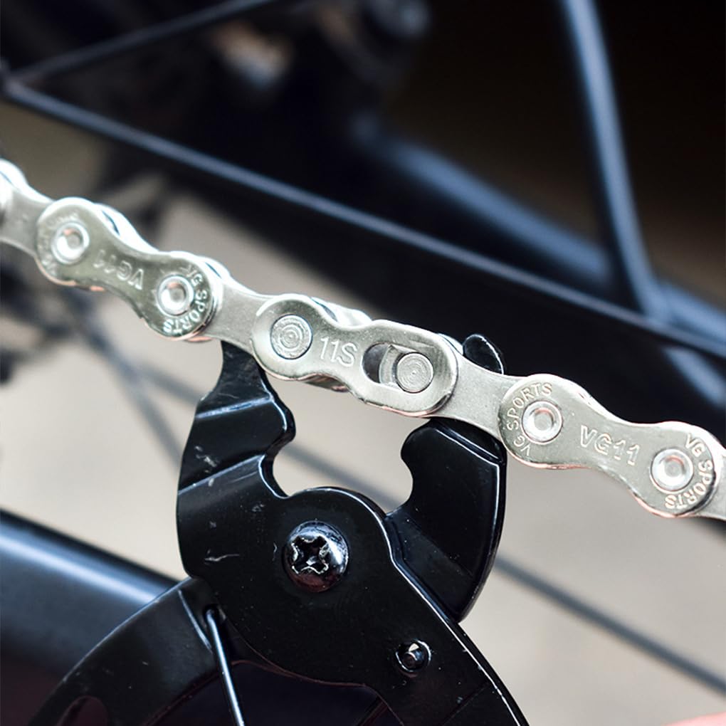 3 Set di Catena per bici facile da installare per mountain bike e bici da strada Catene per mountain bike robuste e durevoli in acciaio al carbonio Elegante oro 9 velocità