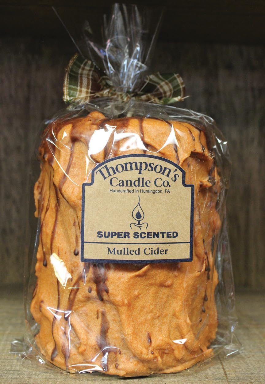 Thompson's Candle Co Mulled Cider Pillar Candles
