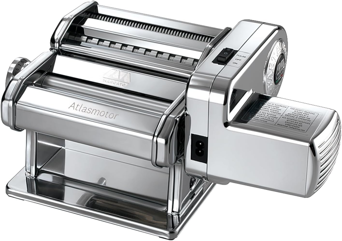 Marcato - N8005 - Machine à Pâtes Atlasmotor (Import) & ATLAS 150 Accessoire Spaghetti