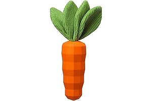MewaJump Rubber Dog Chew Toys: The Ultimate Squeaky Carrots for Aggressive Chewers