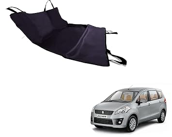 CuboDePlato Car Pet Rear Seat Cover Dog Hammock Make Black Red for Suzuki Ertiga Type-1