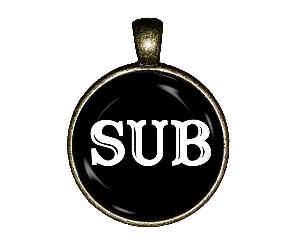 Chaoticfashion SUB Necklace Slave Servant Handmade Jewelry Gift Pendant Charm
