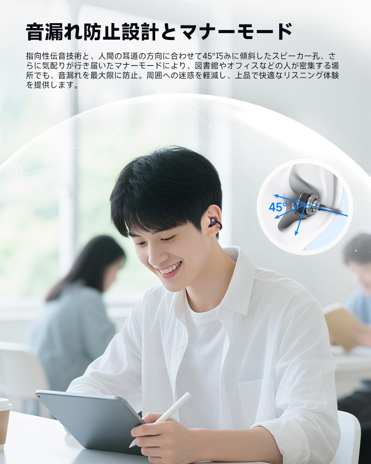 Amazon.co.jp: 【VGP 2025 SUMMER 金賞】EarFun Clip イヤーカフ