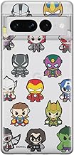 ERT GROUP Mobile Phone Case for Google Pixel 7 Pro, Original and Officially Licensed Marvel Pattern Avengers 025, Perfectly Adapted to the Shape of the Mobile Phone, Partially Transparent