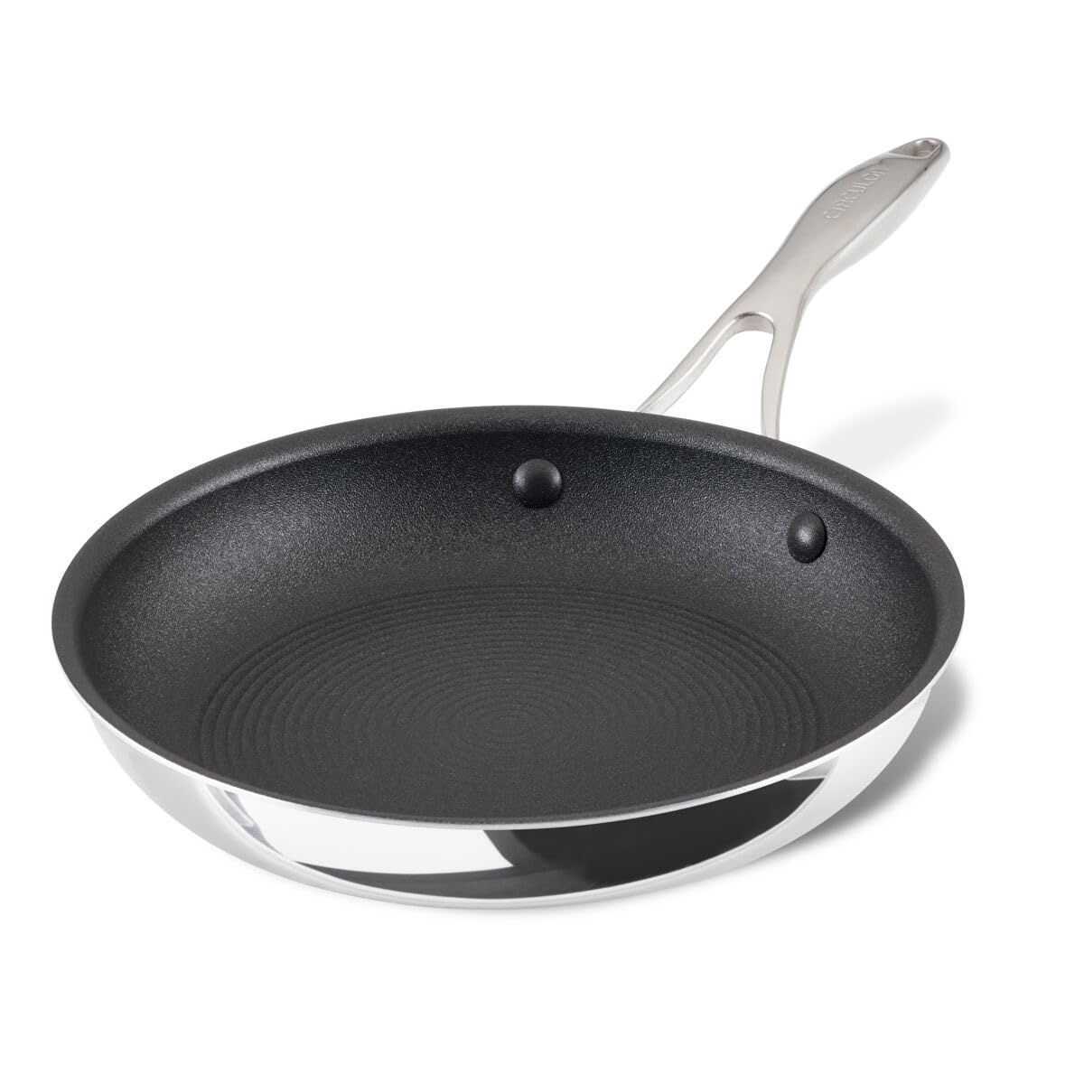 Circulon Scratch Defense 22cm Stainless Steel Frying Pan with Extreme Non Stick – Induction Frying Pan, All Hob Suitable
