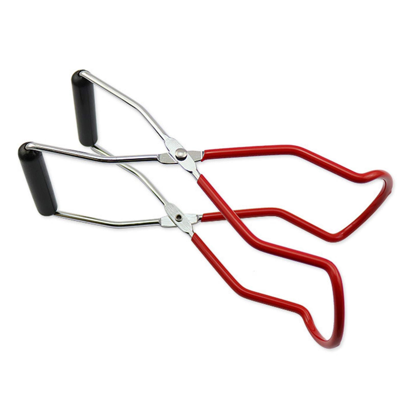 Pinze Per Vasetti In Acciaio Inox Con Impugnatura Antiscivolo - Afferra Barattoli Anti-Scottatura, Apertura Max 24,8 Cm