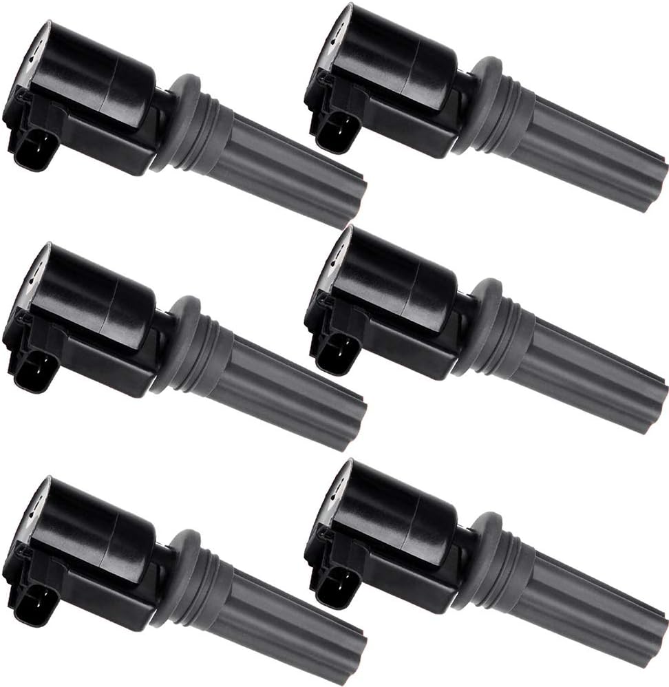 ECCPP Ignition Coils DG528 Pack of 6,for Lincoln LS/for Jaguar S-Type V6 3.0L 2000 2001 2002 2003 2004 2005 OE# DG528 DG517 C1346