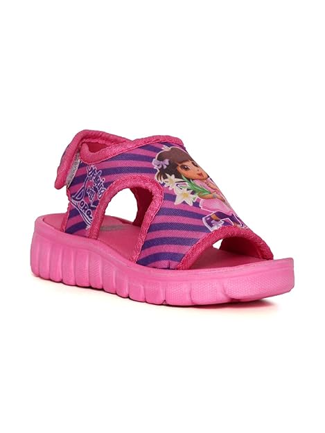 DORA by Toothless Kids Girls Purple Sports Sandals Outdoor