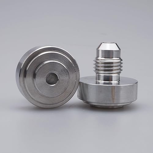 Miniatura 6 de -8 AN Weld On Bung Conector adaptador de aluminio AN8 macho Flare soldable tanque de combustible, paquete de 2