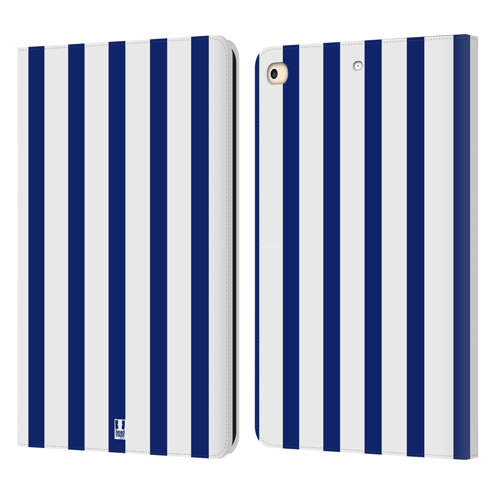 Étui portefeuille cuir iPad 9.7 2017 2018 bleu marine - 7