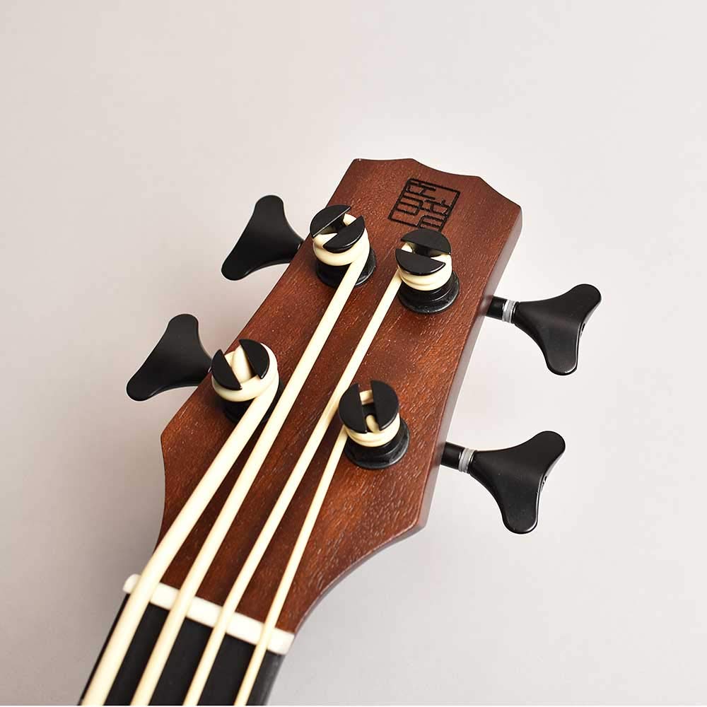 Amazon | 音音 UB-1 Natural Mahogany ウクレレベース ピックアップ付
