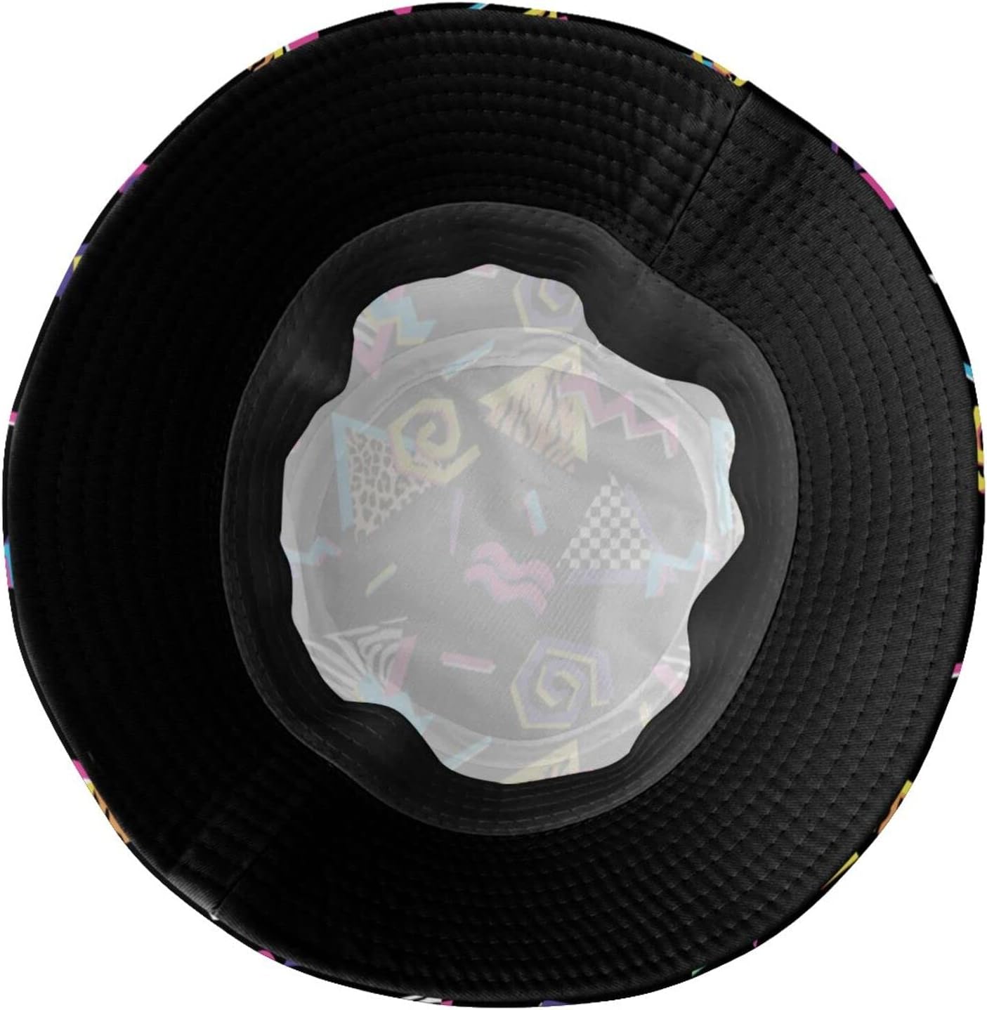 Retro Fashion 80s 90s Bucket Hat for Men Women Funny Summer Beach Fishing Hat Packable Outdoor Sun Fisherman Hat - Image 6