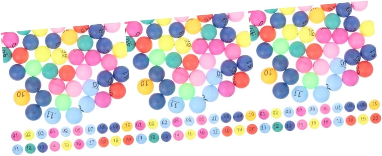 YARNOW Ball Pong Balls Cups and Balls Electronic Bingo Machine Rattan Pong Size Bingo Raffle