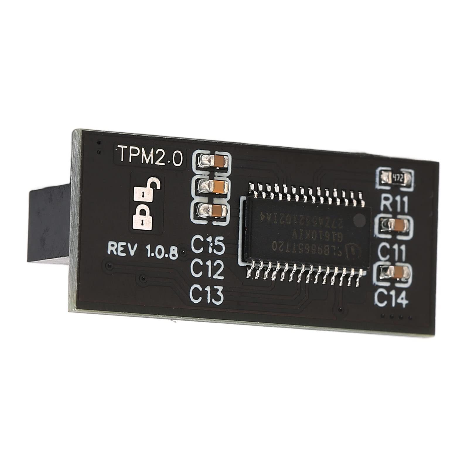 TPM 2.0 Encryption Security Module Motherboard Remote Card 20Pin LPC Encryption Security Board Electronic Component for Win for MSI for GC 20Pin SPI TPM2.0
