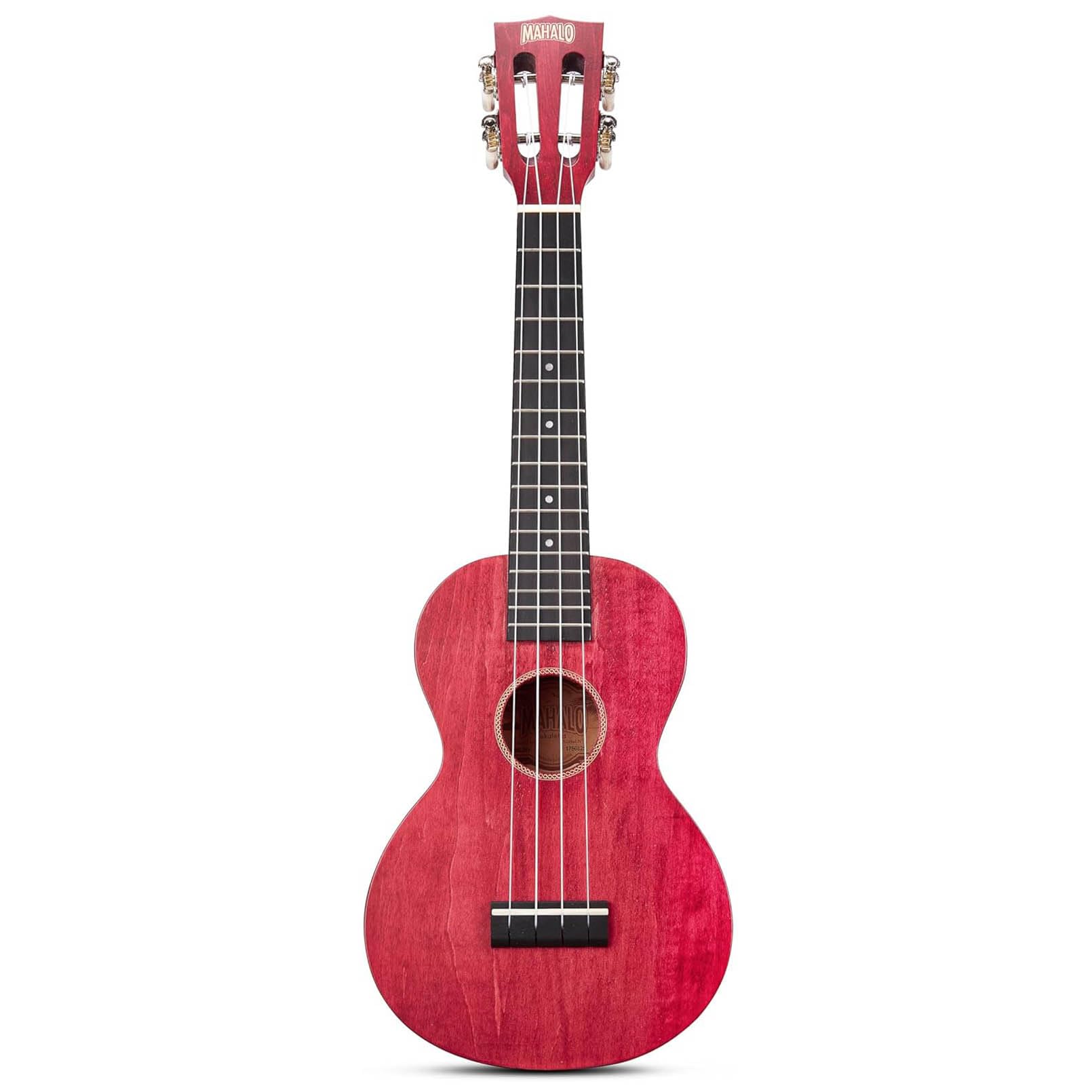 Mahalo Island Series - Ukulele da concerto con borsa, colore: Berry Crush