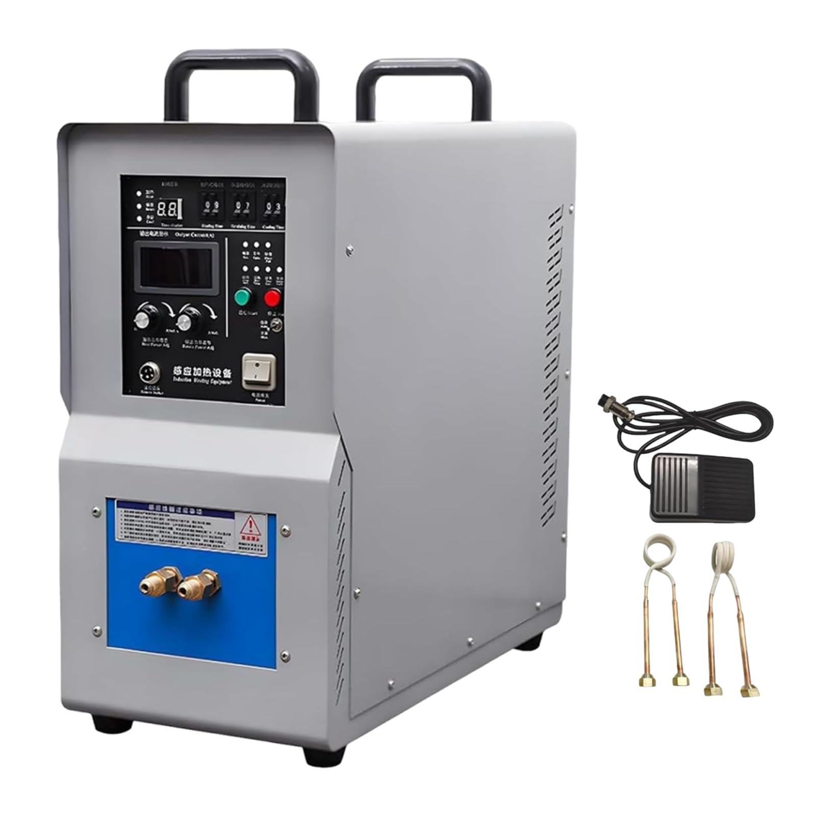 LCD Induction Heater for Welding Metals, Efficient Kit for HVAC, Continuous Work 24H
