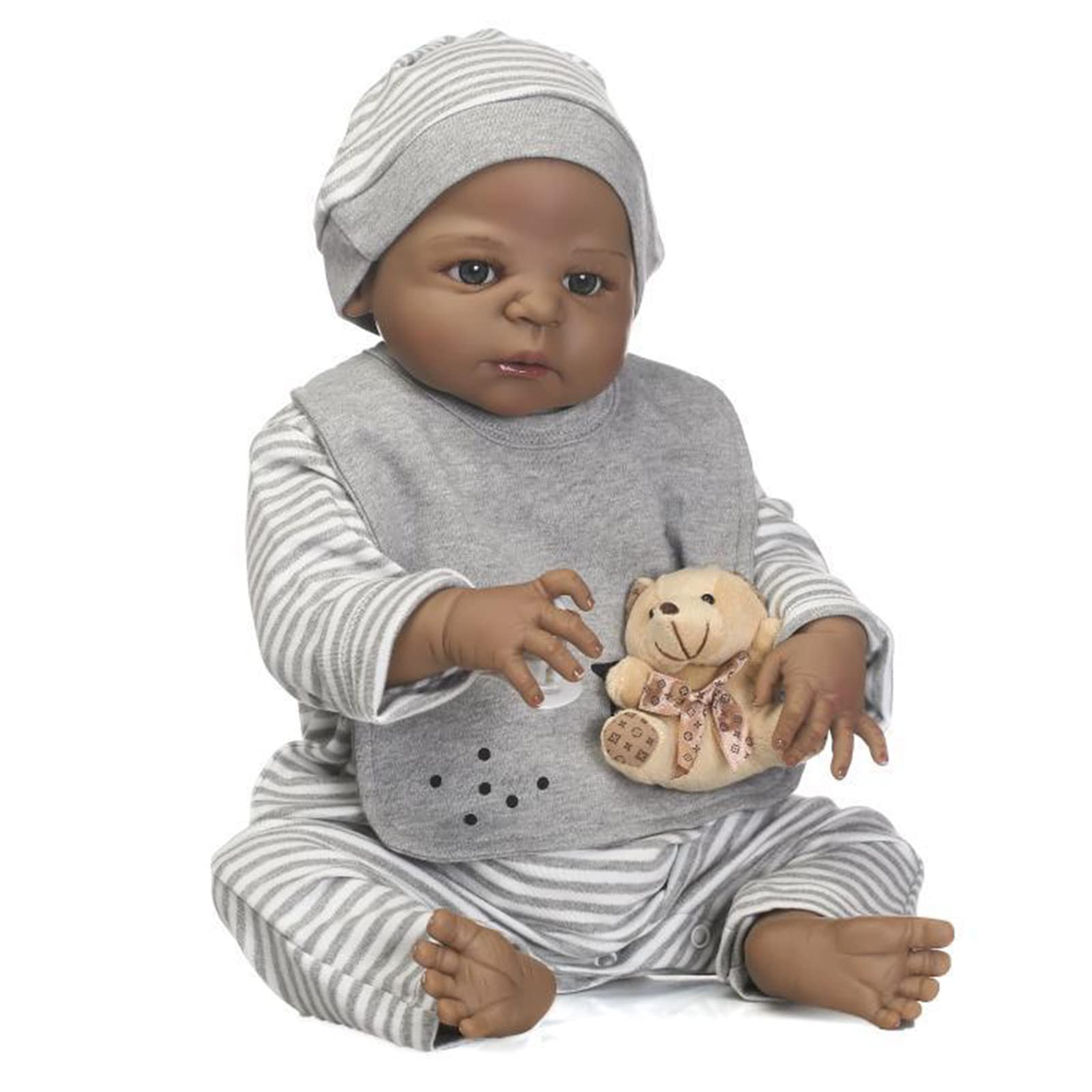 Amazon.co.jp: リアルな赤ちゃん人形22インチ55cmリボーンドールソフト